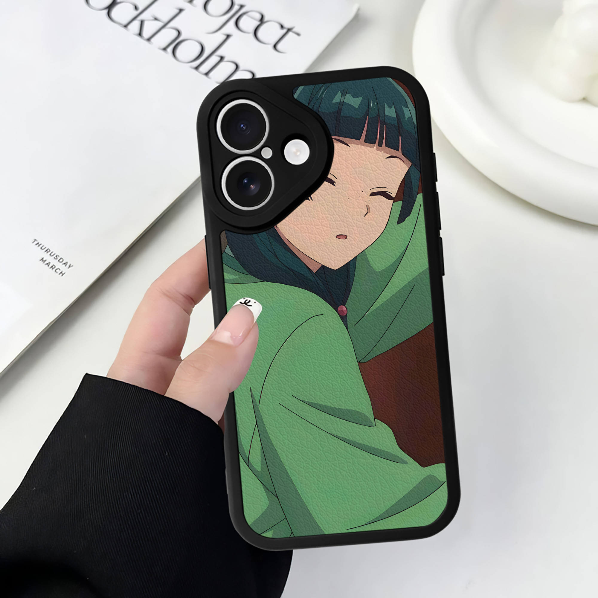 薬屋のひとりごと The Apothecary Diaries 【iPhone 16シリーズ対応】シリコンスマホケース（レザー調） 材質：シリコン